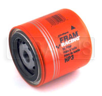 Fram HP-3 High-Performance Oil Filter, 3/4-16 Thread, Short