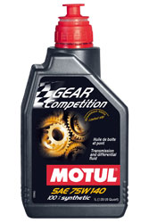 Motul GEAR Competiton Synthetic Racing Gear Oil, 75W-140
