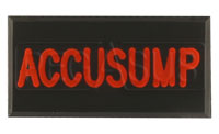 Dash Badge Identification Plate (Accusump)