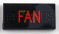 Dash Badge Identification Plate (Fan)
