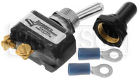 Longacre Sealed SPST Toggle Switch with Weatherproof Boot
