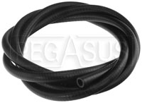 Black Silicone Hose, Straight, 1/2 inch ID, 4 Meter Length