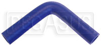 Blue Silicone Hose, 1&amp;quot; I.D. 90 degree Elbow, 6&amp;quot; Legs
