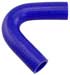 Blue Silicone Hose, 1 1/8" I.D. 135 degree Elbow, 4" Legs