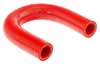 Red Silicone Hose, 5/8" I.D. 180 degree Elbow, 4" Legs