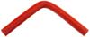 Red Silicone Hose, 1/2" I.D. 90 degree Elbow, 6" Legs