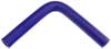 Blue Silicone Hose, 5/8" I.D. 90 degree Elbow, 6" Legs