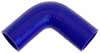 Blue Silicone Hose, 1 5/8" I.D. 90 degree Elbow, 4" Legs