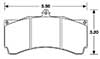 PFC Racing Brake Pad, Trans-Am, Group C, LMP/DP, AP, Alcon