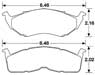 Hawk Brake Pad, Dodge / Plymouth Neon 95-99 (D642)