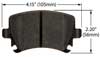 Hawk Brake Pad, Audi, VW Rear (D1108)