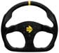 MOMO Model 30 Flat Bottom Steering Wheel, Suede, 320mm