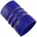 Blue Silicone 350F CAC Hose, 4.00" ID, 6" Length