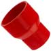 Red Silicone Hose, 4.00 x 3.00 inch ID Straight Reducer