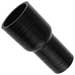 Black Silicone Hose, 2 x 1 1/2 inch ID Straight Reducer