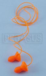 Contoured Ear Plugs with Cord