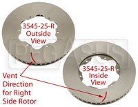 Brake Rotor, DB4/RT4, Directionally Vented