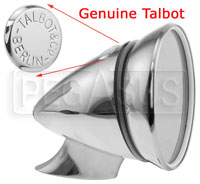 Talbot Berlin 300 Junior Mirror, Chrome, Flat Lens