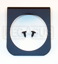 1-Mounting Hole Panel for 2 5/8 inch Gauges, Black