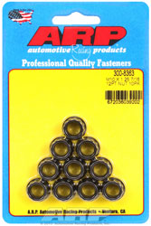 ARP 10 x 1.25mm Black Nut, 12-Pt x 12mm, 15.9mm OD, 10-Pk