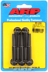 ARP 5/16-18 x 2.250 Black Oxide Bolt, Hex Head, 5-pack