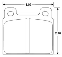 Hawk Brake Pad, Alfa, Ferrari, Porsche 911 (D45, D287)