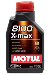 Motul 8100 X-MAX Synthetic Engine Oil
