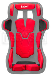 Sabelt Pad Kit for GT-Pad Seat, X-Large Red