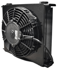 Setrab Fanpack: Series 6 Cooler, 34 Row, with 12 v Fan