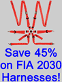 Save 45% on all FIA 2030 Harnesses!