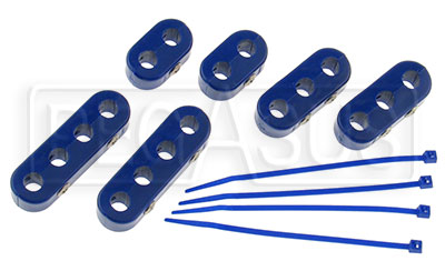 Clamp-Style Spark Plug Wire Separators, Blue