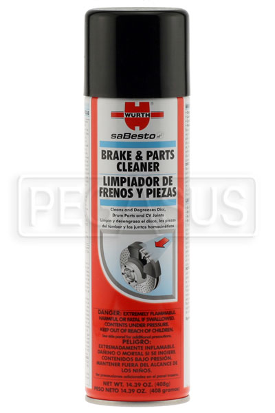 HAO) Wurth Brake Cleaner, 14 oz Aerosol Can - Pegasus Auto Racing Supplies