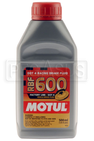 Motul Brake Fluid RBF 600 Factory Line Synthetic Dot 4 Racing 500ml - Set of 3