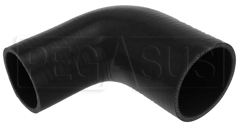 Red Silicone Hose, 5/8 I.D. 90 degree Elbow, 4 Legs - Pegasus Auto Racing  Supplies