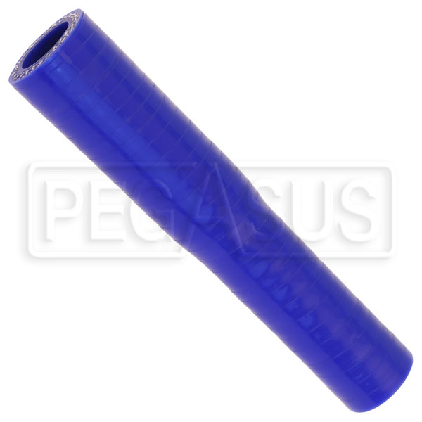 Blue Silicone Hose, 1 1/2 x 1 inch ID Straight Reducer - Pegasus