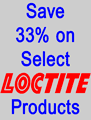 Save 33% on select Loctite Products!