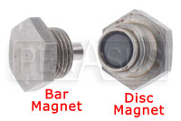 Click for a larger picture of Magnetic Plug, Cap Screw Type 3/4-16