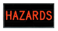 Click for a larger picture of Dash Badge Identification Plate (Hazards)