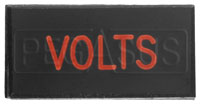 Click for a larger picture of Dash Badge Identification Plate (Volts)