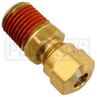 Click for a larger picture of Firebottle Discharge Adapter, 1/4" Tube to 1/4 NPT Male