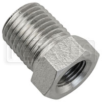 Click for a larger picture of Steel 1/4 NPT Male to 1/8 NPT Female Adapter