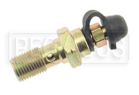 Click for a larger picture of Single Banjo Bolt with Bleed Screw, 10mm x 1.0 Thread