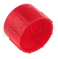 Click for a larger picture of AN Plastic Flare Cap (threaded, not push-on type)