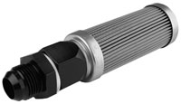 Click for a larger picture of Fuel Filter, Bulkhead, AN-12, 100 Micron Stainless Steel