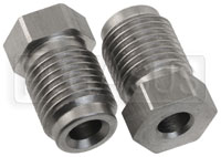 Click for a larger picture of Stainless Inverted Flare Tube Nut, 3/16 to M12 x 1.25