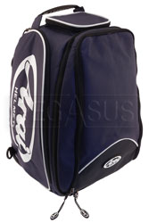 Click for a larger picture of Arai Blue Expanding Helmet Bag With Double Shield Pouch