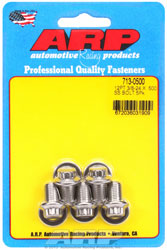 Click for a larger picture of ARP 3/8-24 x .500 Stainless Steel Bolt, 3/8" 12pt Head, 5pk