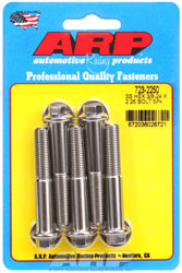 Click for a larger picture of ARP 3/8-24 x 2.250 Stainless Steel Bolt, 3/8" Hex Head, 5-pk