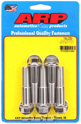 Click for a larger picture of ARP 1/2-20 x 2.250 Stainless Steel Bolt, Hex Head, 5-Pack