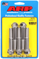 Click for a larger picture of ARP 1/2-20 x 2.750 Stainless Steel Bolt, Hex Head, 5-Pack
